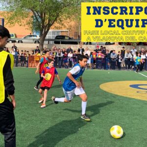 INSCRIPCIÓ D’EQUIPS FASE LOCAL CRUYFF COURT VILANOVA DEL CAMÍ 2026